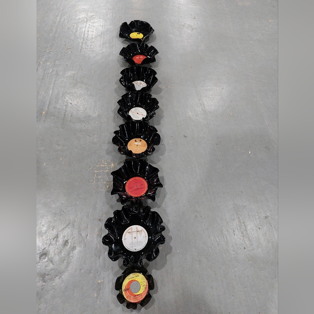 Vinyl record bowls (2 pack)